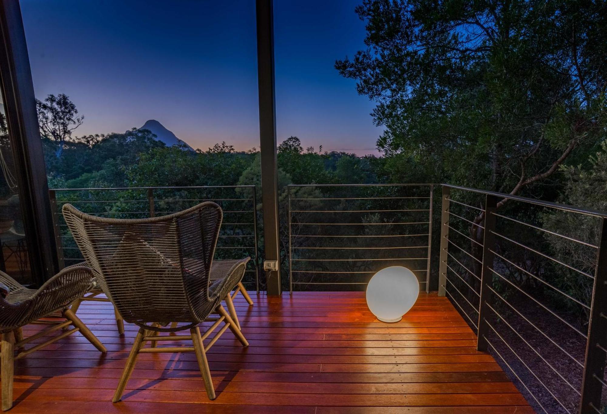 Vidrio en Invernadero Glass House Mountains Exterior foto